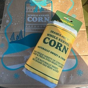 Trader Joe's CORN RARE Yellow Dog Toy NEW